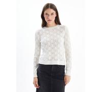 Dexia Elegant White Jumper With A Refined Look White S
