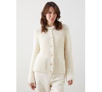 Dexia Modern Ecru Cardigan With Refined Details Ecru