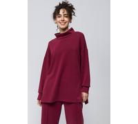 Dexia Premium Modal Blend Funnel Neck Sweatshirt Burgundy Burgundy