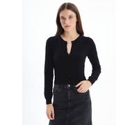 Dexia Stylish Black Cardigan With A Timeless Design Black
