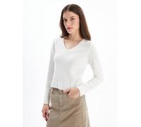 Dexia White Jumper With A Sleek And Stylish Look White