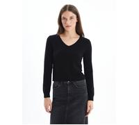 Dexia Women's Elegant Black Jumper with Refined Details | Size: Small Dexia Black S