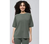 Dexia Women's Oversized Casual Green Top with Crew Neck & Short Sleeves | Size: XL Dexia Green XL