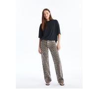 Dexia Women's Oversized Ecru Top with Crew Neck & Short Sleeves in Black | Size: Small Dexia Black S