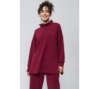 Dexia Women's Premium Modal Blend Funnel Neck Sweatshirt Burgundy | Size: Large Dexia Burgundy L