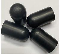 dexierp Protection Force Round Cap For 1-1/8" 27 28 mm OD X 38mm Length (Pack of 10) Pipe Post Tube End Cover 1 1/8-7 UNC 1 1/8-12 UNF M28 Screw Thread Protectors Elastic Rubber