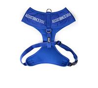 Dexil ASSISTANCE DOG Colour Coded Non-Pull Front and Back D Ring Padded and Waterproof Vest Dog Harness PREVENTS Accidents By Warning Others Of Your Dog In Advance (S)