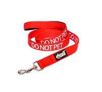 Dexil Limited DO NOT PET Red Colour Coded 60cm 120cm 180cm Padded Dog Lead PREVENTS Accidents By Warning Others of Your Dog in Advance (120cm)