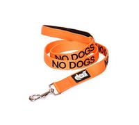 Dexil NO DOGS (Not good with other dogs) Orange Colour Coded 60cm 1.2m 1.8m Luxury Neoprene Padded Handle Dog Leads PREVENTS Accidents By Warning Others Of Your Dog In Advance (1.8m)