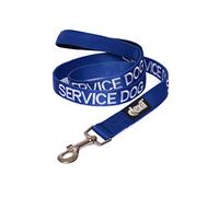Dexil SERVICE DOG (On Duty/Do Not Disturb) Blue Warning Dog Colour Coded Luxury Padded Personalised 1.8m 6ft Lead Leash To Prevent Accidents or Incidents. Dog Award Winning