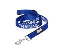 Dexil TRAINING (Dog In Training/Do Not Disturb) Blue Colour Coded 60cm 1.2m 1.8m Luxury Neoprene Padded Handle Dog Leads PREVENTS Accidents By Warning Others Of Your Dog In Advance (1.2m)