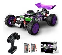 dexinco RC Cars, 1/16 Fast RC Trucks, High Speed 40km/h Remote Control Car, 4X4 Offroad Remote Control Buggy, IPX4 Waterproof, 2.4GHz, 2 Lipo Batteries, Monster RC Truck S911