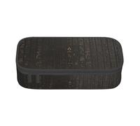 DEXNEL Ancient Egyptian Hieroglyph Portable School Pen Bag with Zipper,High Capacity Sturdy Multifunctional Pencil Case for Kids