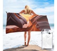 DEXNEL Antelope Canyon Print Quick Dry Towel Travel Beach Bath Wrap For Swimming Hiking Adults