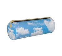 DEXNEL Blue Sky White Cloud School Pencil Case,Zipper Pens Holder,Elegant Practical Pencils Pouchs for Boys Girls Gift