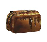 Dexnel Chicago Printing Pencil Case for Pencils, Handy Storage Box for Watercolor Pens Or Markers