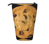 Dexnel Chocolate Cookie Cute Standing Pencil Holder,Telescopic Pouch Pop Up Bag,Stationery Box for Students,Girls,Boys