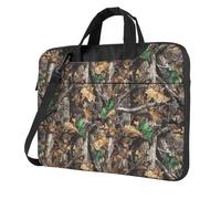 DEXNEL Cold Tree Camouflage Print Retro Vintage Laptop Bag Durable Shockproof Computer Briefcase For Work Birthday Gift Idea