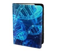 Dexnel DNA Chain Photo Printing 1 Pcs Passport Holder for Travel Women Men,Cute Passport Cover Travel Passports Cover Case