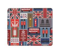 DEXNEL England Symbols Non-Slip Rubber Base Mouse Pad With Lock Edge, Large Extended Desk Mat For Enhanced Game Work