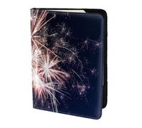 DEXNEL Explosion Firework Printing 1 Pcs Passport Holder for Travel Women Men,Cute Passport Cover Travel Passports Cover Case