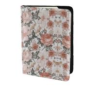 DEXNEL Flower Paris Eiffel Tower Printing 1 Pcs Passport Holder for Travel Women Men,Cute Passport Cover Travel Passports Cover Case