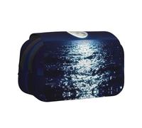 Dexnel Full Moon in Night Printing Pencil Case for Pencils, Handy Storage Box for Watercolor Pens Or Markers