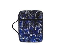 DEXNEL Glow in The Dark Printed Bible Storage Organizer, Portable Scripture Carrier, Religious Gift Case for Women