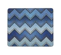 DEXNEL Gradient Blue Denim Non-Slip Rubber Base Mouse Pad With Lock Edge, Large Extended Desk Mat For Enhanced Game Work