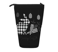 Dexnel Happy Easter Cute Standing Pencil Holder,Telescopic Pouch Pop Up Bag,Stationery Box for Students,Girls,Boys