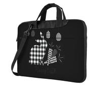 DEXNEL Happy Easter Print Retro Vintage Laptop Bag Durable Shockproof Computer Briefcase For Work Birthday Gift Idea
