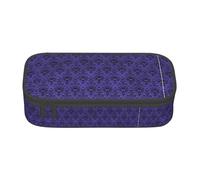 DEXNEL Haunted Mansion Portable School Pen Bag with Zipper,High Capacity Sturdy Multifunctional Pencil Case for Kids
