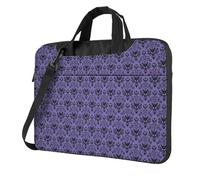 DEXNEL Haunted Mansion Print Retro Vintage Laptop Bag Durable Shockproof Computer Briefcase For Work Birthday Gift Idea