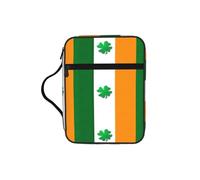DEXNEL Irish Flag Printed Bible Storage Organizer, Portable Scripture Carrier, Religious Gift Case for Women