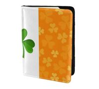 Dexnel Irish Flag Printing 1 Pcs Passport Holder for Travel Women Men,Cute Passport Cover Travel Passports Cover Case