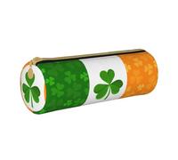 Dexnel Irish Flag School Pencil Case,Zipper Pens Holder,Elegant Practical Pencils Pouchs for Boys Girls Gift