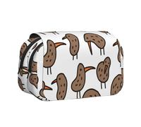 Dexnel Kiwi Birds Cute Printing Pencil Case for Pencils, Handy Storage Box for Watercolor Pens Or Markers