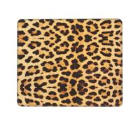 DEXNEL Leopard Skin Pattern Non-Slip Rubber Base Mouse Pad With Lock Edge, Large Extended Desk Mat For Enhanced Game Work