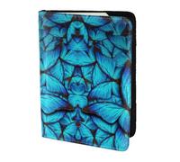 Dexnel Many Blue Butterfly Printing 1 Pcs Passport Holder for Travel Women Men,Cute Passport Cover Travel Passports Cover Case