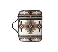 DEXNEL Native American Printed Bible Storage Organizer, Portable Scripture Carrier, Religious Gift Case for Women