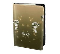Dexnel Shining Diamond Printing 1 Pcs Passport Holder for Travel Women Men,Cute Passport Cover Travel Passports Cover Case