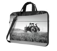 DEXNEL Tractor Agriculture Tranquil Print Retro Vintage Laptop Bag Durable Shockproof Computer Briefcase For Work Birthday Gift Idea