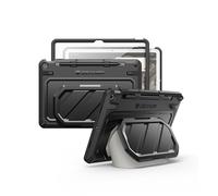 Dexnor Case for Google Pixel Tablet 11 Inch 2023 Release, [Built-in PET Screen Protector & Multi-Angle Kickstand] Heavy Duty Shockproof Full Body Cover, Compatible with Charging Speaker Dock - Black