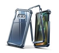 Dexnor Compatible with Samsung Galaxy S10e Case with Screen Protection Full-Body Soft Grip Silicone Bumper Anti-Scratch Clear Ultra-Thin Back Panel for Samsung Galaxy S10e - Navy Blue