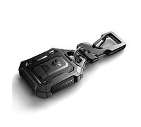 Dexnor Cover for Airtag, 360° Full Body Rugged Protective Non-Slip Cover with Keychain Strap for Airtag - Black