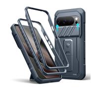 Dexnor for Google Pixel 10 Pro XL Case with Slide Camera Cover & 2 Front Frames & Built-in Screen Protector & Heavy-duty Kickstand, Full-body Shockproof Protective Cover - Navy Blue