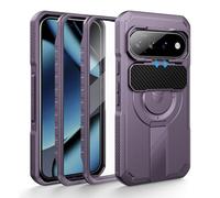 Dexnor for Google Pixel 11/11 Pro/10/10 Pro Case, with MagSafe, Purple | Camera Cover, Kickstand, Built-in Screen Protector, Rugged Shockproof Protective Cover, Full-body Magnetic Bumper Cases