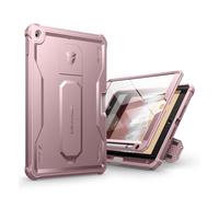 Dexnor for ipad 9.7 inch(2017-2018) Case, [Built in Screen Protector and Kickstand] Heavy Duty Military Grade Protection Shockproof Protective Cover for ipad 9.7 inch(2017-2018) - Pink