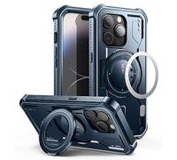 Dexnor for iPhone 14 Pro Case Compatible for MagSafe[Built in Screen Protector and Kickstand]，Heavy Duty Military Grade Protection Shockproof Protective Cover for iPhone 14 Pro - Navy Blue
