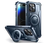 Dexnor for iPhone 14 Pro Max Case Compatible for MagSafe[Built in Screen Protector and Kickstand],Heavy Duty Military Grade Protection Shockproof Protective Cover for iPhone 14 Pro Max - Sea Blue